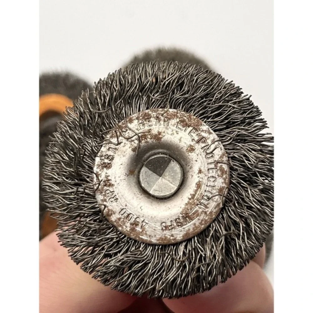 Lot of‎ Crimped Wheel Brushes Rust Removal-14 Pieces total